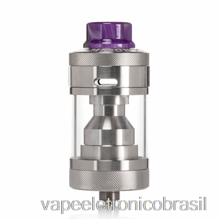 Vapor Eletrônico Vapor Crave Meson 25mm Rta Aço Inoxidável